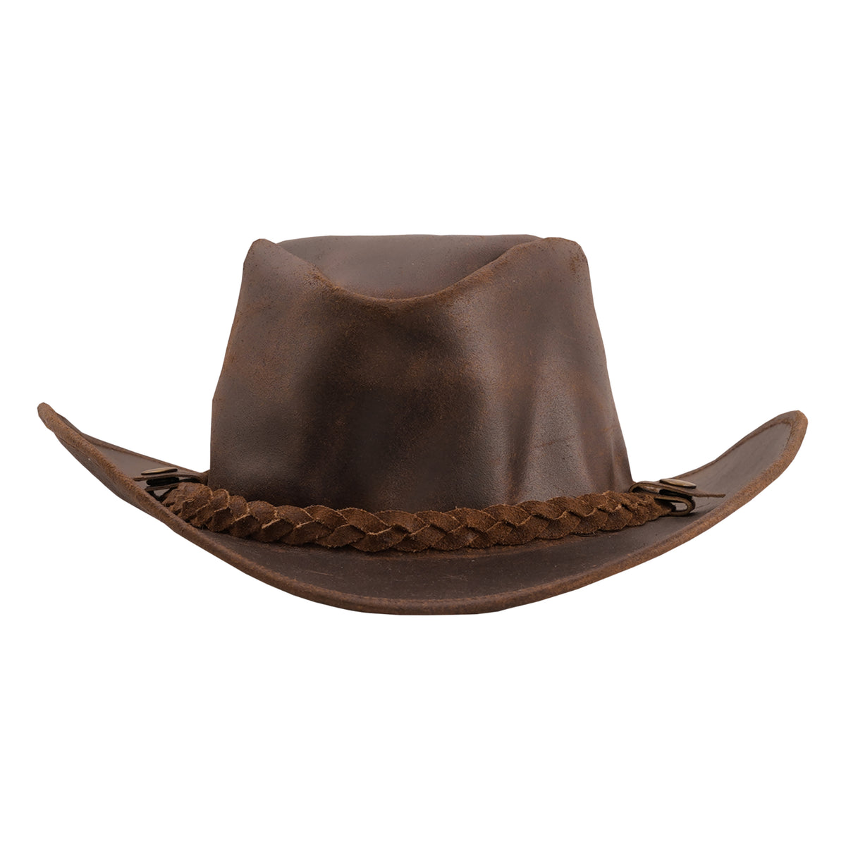 BSM4686 Outlaw Fedora - Men’s Leather Hat