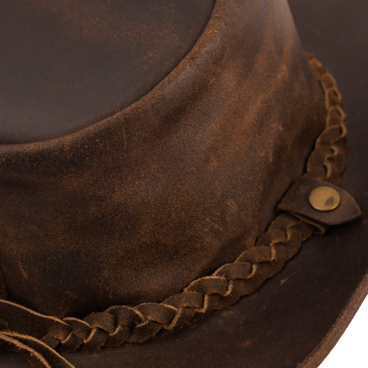 BSM4686 Outlaw Fedora - Men’s Leather Hat