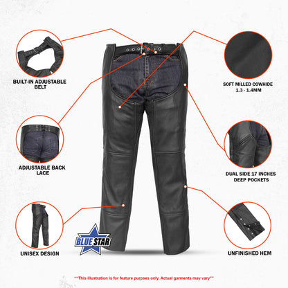 BSM3108 Unisex Deep Pocket Thermal Lined Chaps
