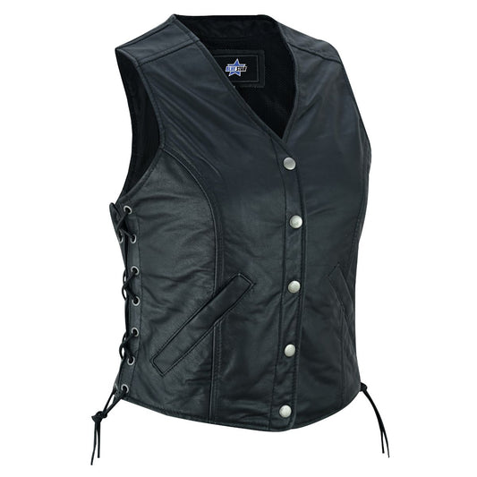 BSM2525 Women's Light Weight Open Neck Vest