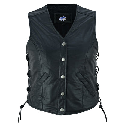 BSM2525 Women's Light Weight Open Neck Vest