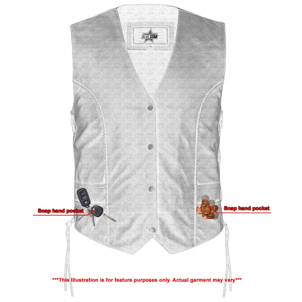 BSM2549 Women's Ultra-Thin Braided Vest