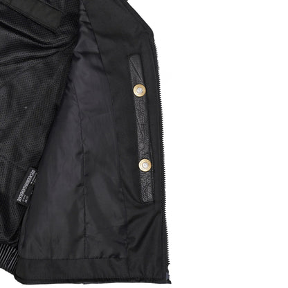 BSM4607 Women’s Studded Leather Motorcycle Vest