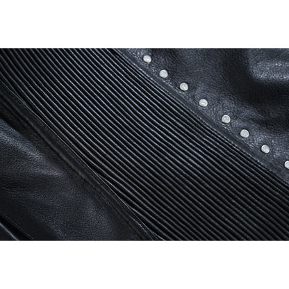 BSM4607 Women’s Studded Leather Motorcycle Vest