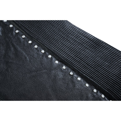 BSM4607 Women’s Studded Leather Motorcycle Vest