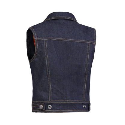 BSM4670 Azure Indigo Kids Denim Vest
