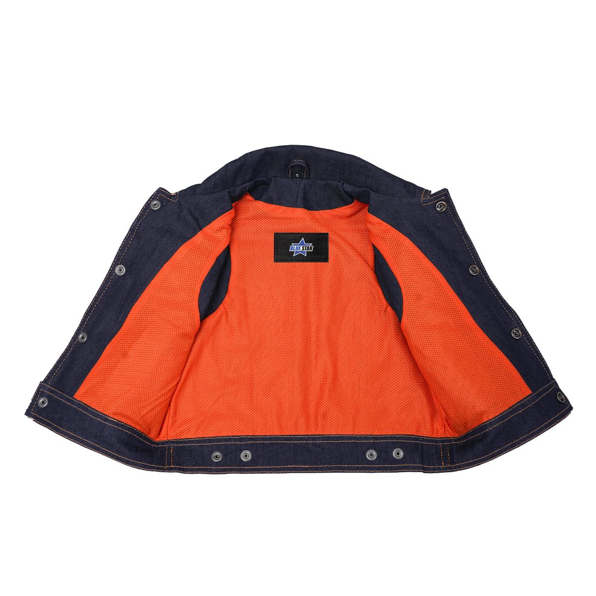 BSM4670 Azure Indigo Kids Denim Vest