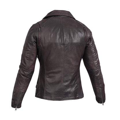 BSM5020 Black Pearl& Women's Fashion Leather Jacket