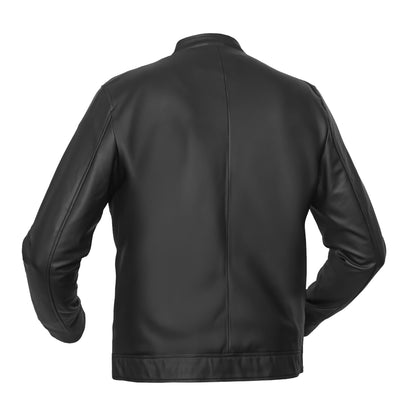BSM4655 Night Bolt Men’s Faux Leather Motorcycle Jacket