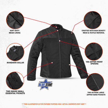 BSM5038 VentraFlow Women’s Textile/Mesh Jacket
