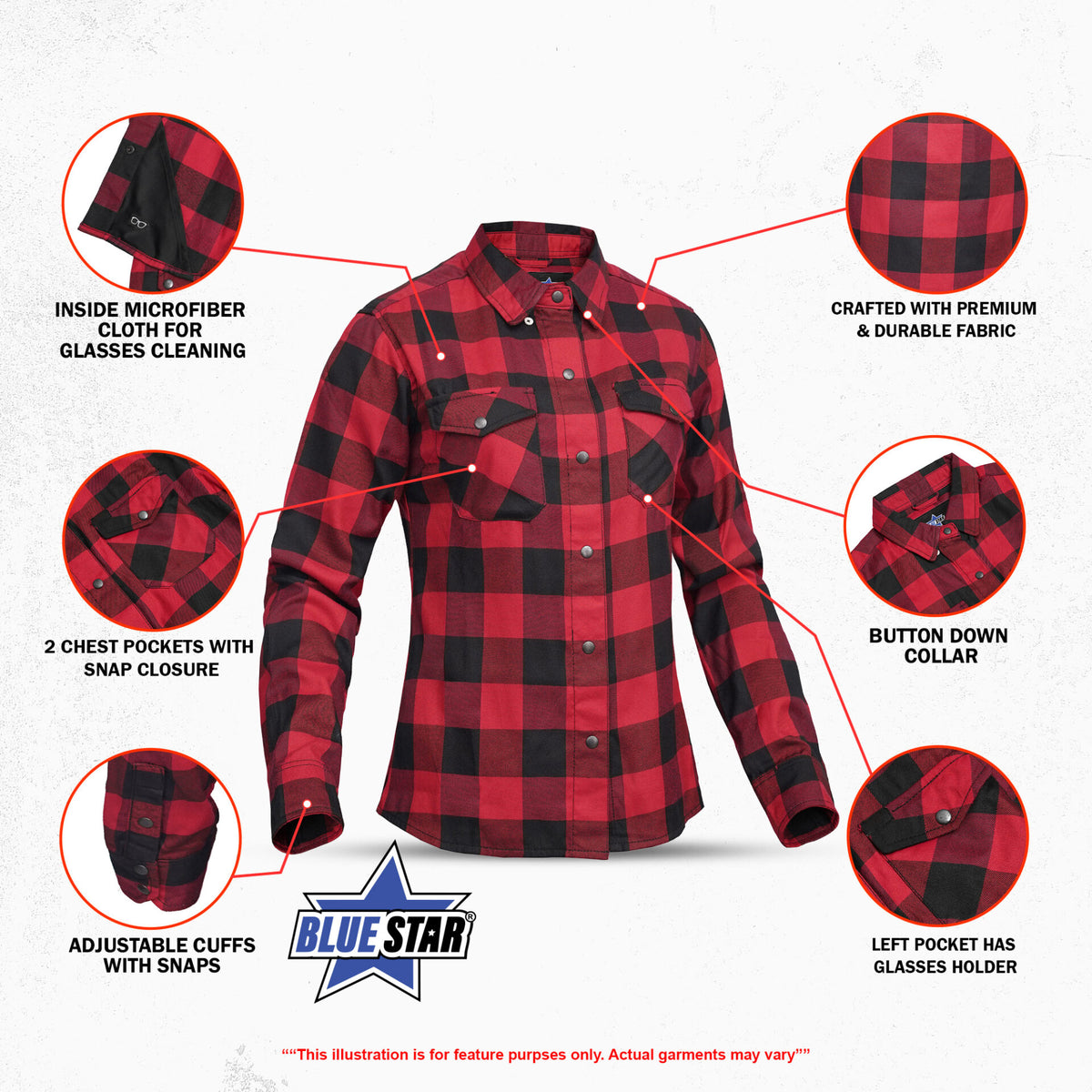 BSM4680 Roadguard - Women’s Flannel Shirt