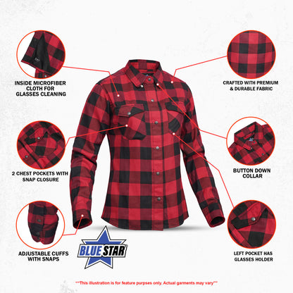 BSM4680 Roadguard - Women’s Flannel Shirt