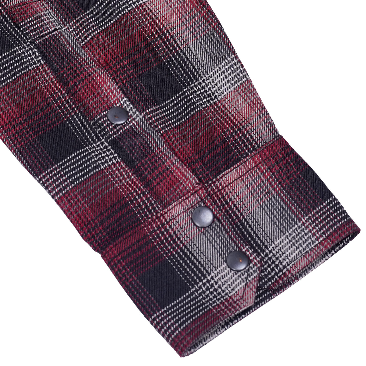 BSM4634 Riveter Men’s Maroon, Black, and White Flannel