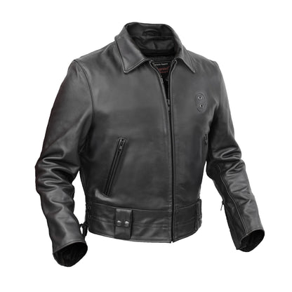BSM4648 Iron Warrior Men’s Leather Motorcycle Jacket