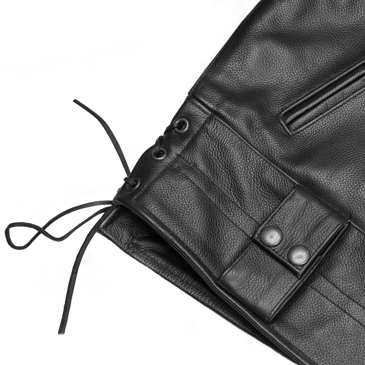BSM4648 Iron Warrior Men’s Leather Motorcycle Jacket