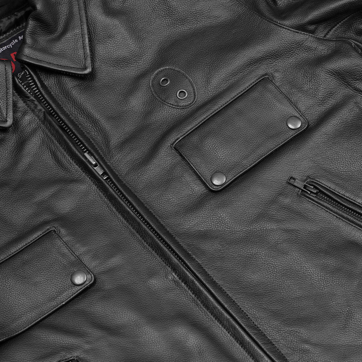BSM4648 Iron Warrior Men’s Leather Motorcycle Jacket