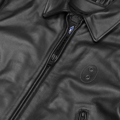 BSM4648 Iron Warrior Men’s Leather Motorcycle Jacket
