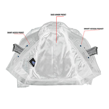 BSM4694 Dark Nova Leather Motorcycle Jacket