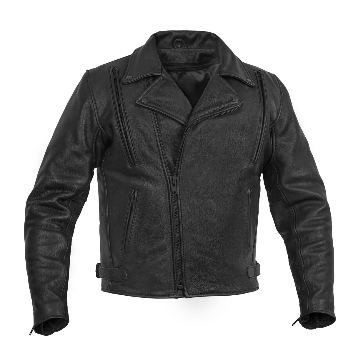 BSM4694 Dark Nova Leather Motorcycle Jacket