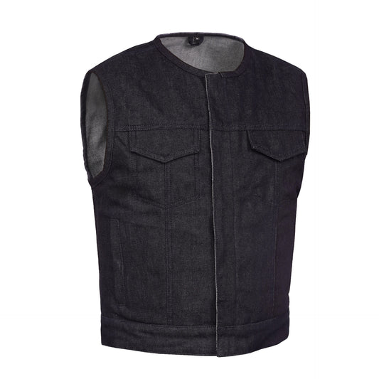 BSM5053 Dirt Nap Men’s Denim Motorcycle Vest