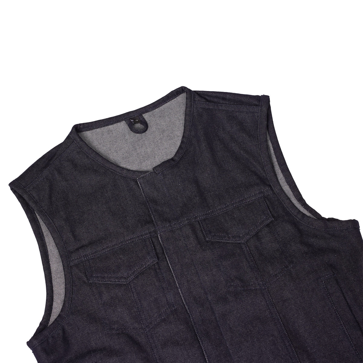 BSM5053 Dirt Nap Men’s Denim Motorcycle Vest