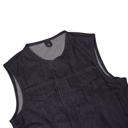 BSM5053 Dirt Nap Men’s Denim Motorcycle Vest