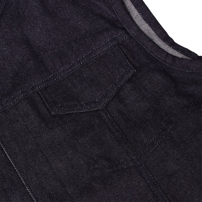 BSM5053 Dirt Nap Men’s Denim Motorcycle Vest
