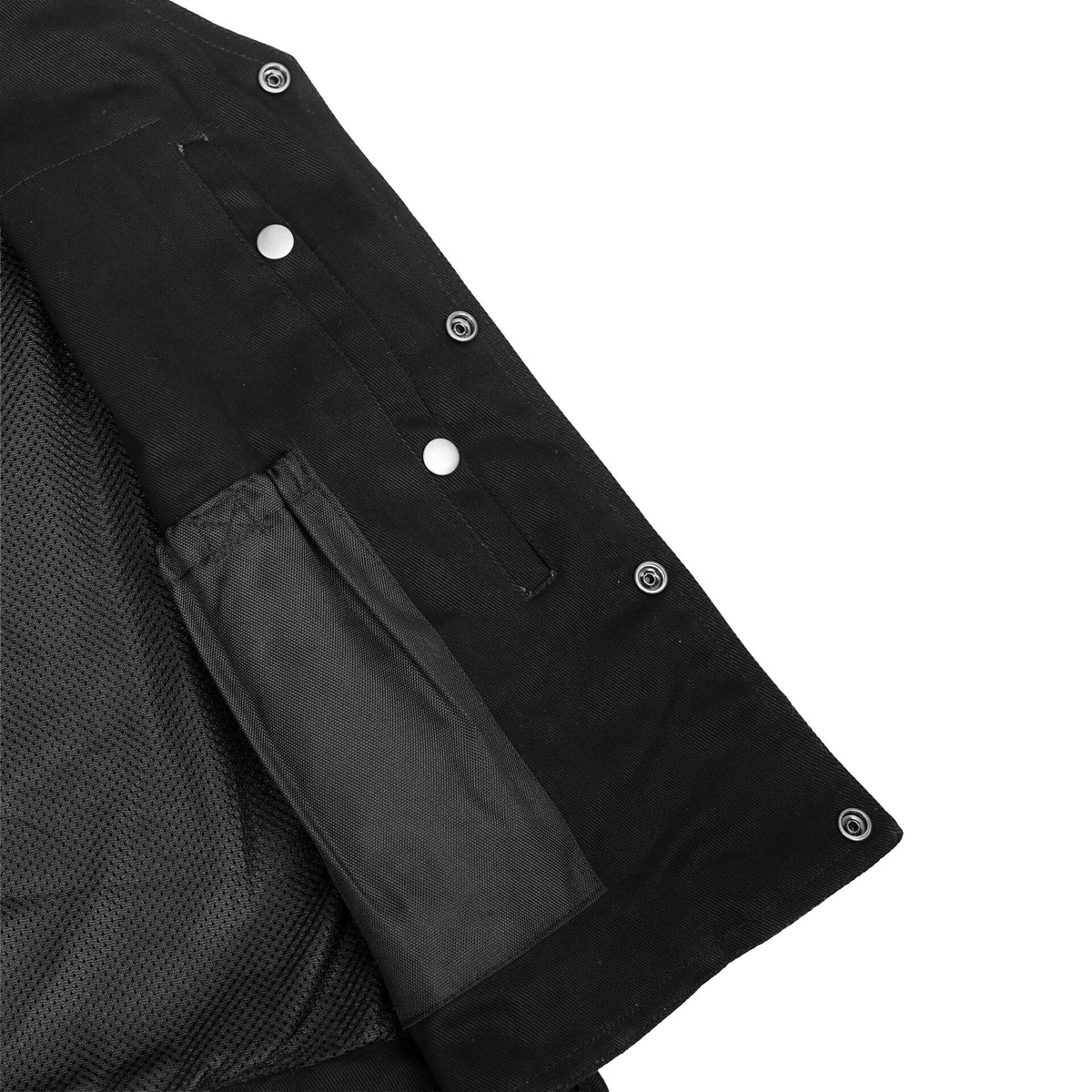 BSM1542 Men's Single Back Panel Concealed Carry Denim Vest