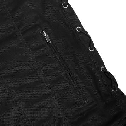 BSM1542 Men's Single Back Panel Concealed Carry Denim Vest