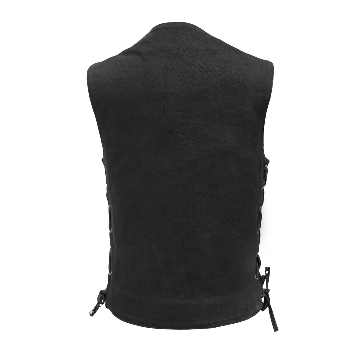BSM2505 Women's Single Back Panel Concealed Carry Denim Vest