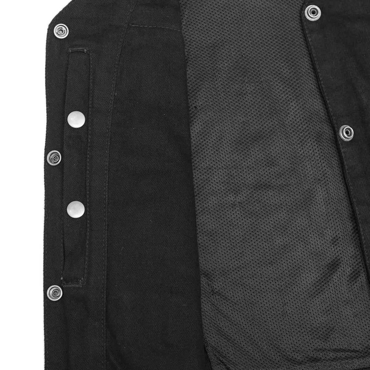 BSM2505 Women's Single Back Panel Concealed Carry Denim Vest