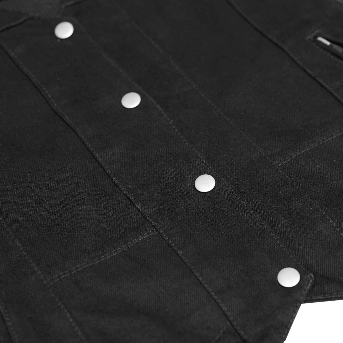 BSM2505 Women's Single Back Panel Concealed Carry Denim Vest