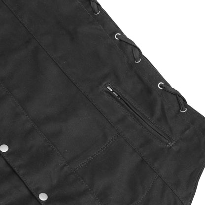 BSM1575 Men's Ten Pocket Denim Utility Vest - TALL