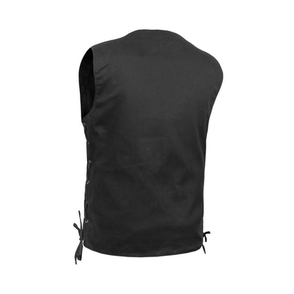 BSM1575 Men's Ten Pocket Denim Utility Vest - TALL