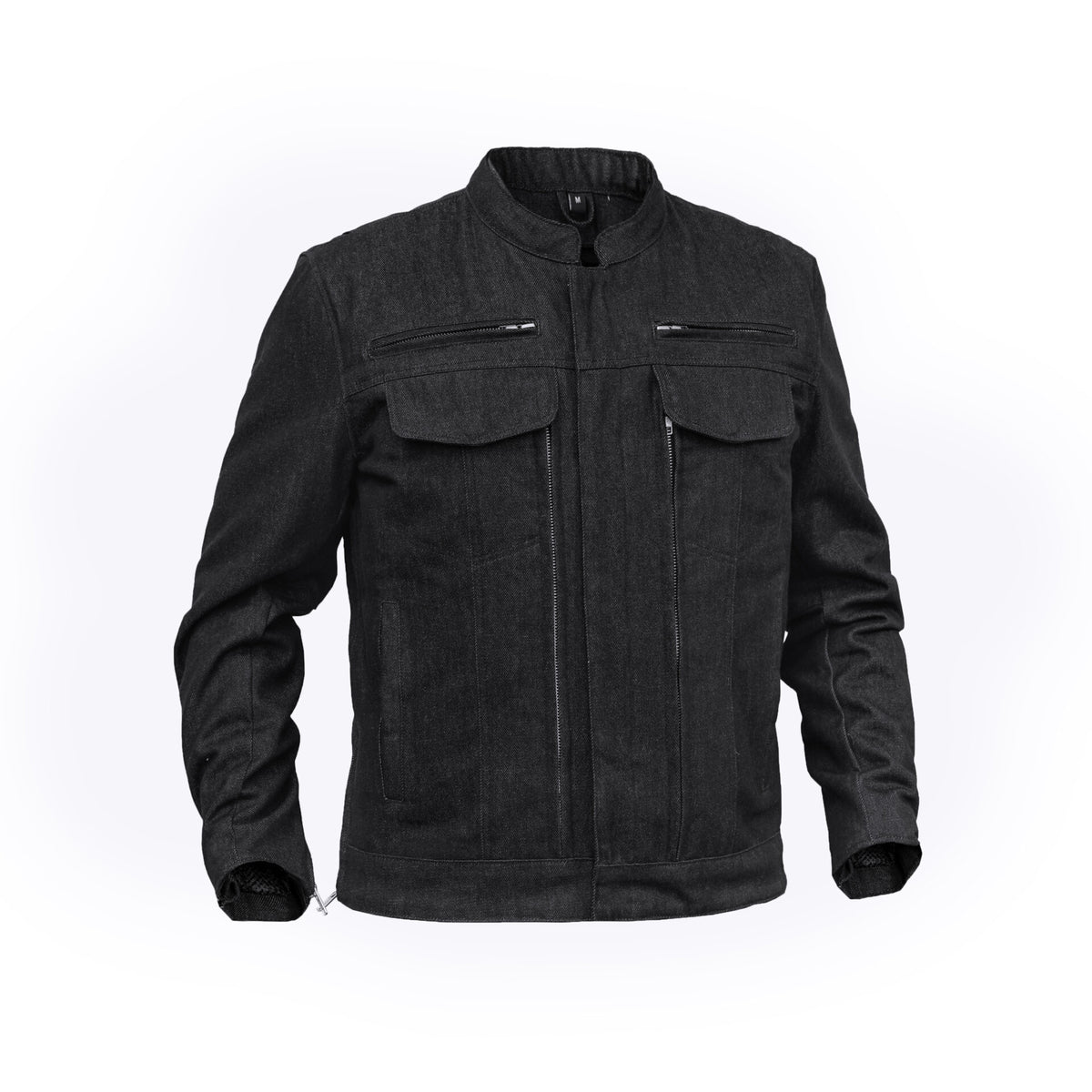 BSM1105 Men's Rough Rub-Off Raw Finish Denim Jacket