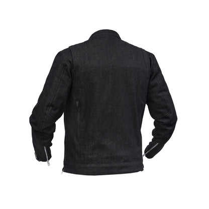 BSM1105 Men's Rough Rub-Off Raw Finish Denim Jacket