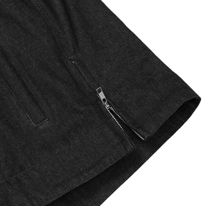 BSM1105 Men's Rough Rub-Off Raw Finish Denim Jacket