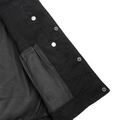 BSM1544 Men's Single Back Panel Concealed Carry Denim Vest