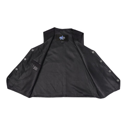 BSM2550 Women's 6 Pocket Denim Utility Vest - Black