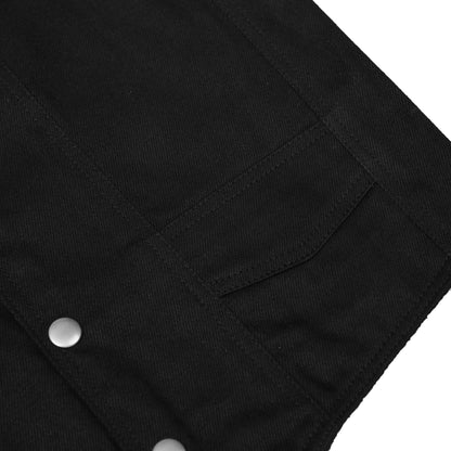 BSM2550 Women's 6 Pocket Denim Utility Vest - Black