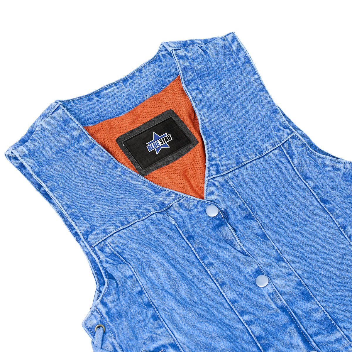 BSM5021 Blue Haven™ womens denim vest