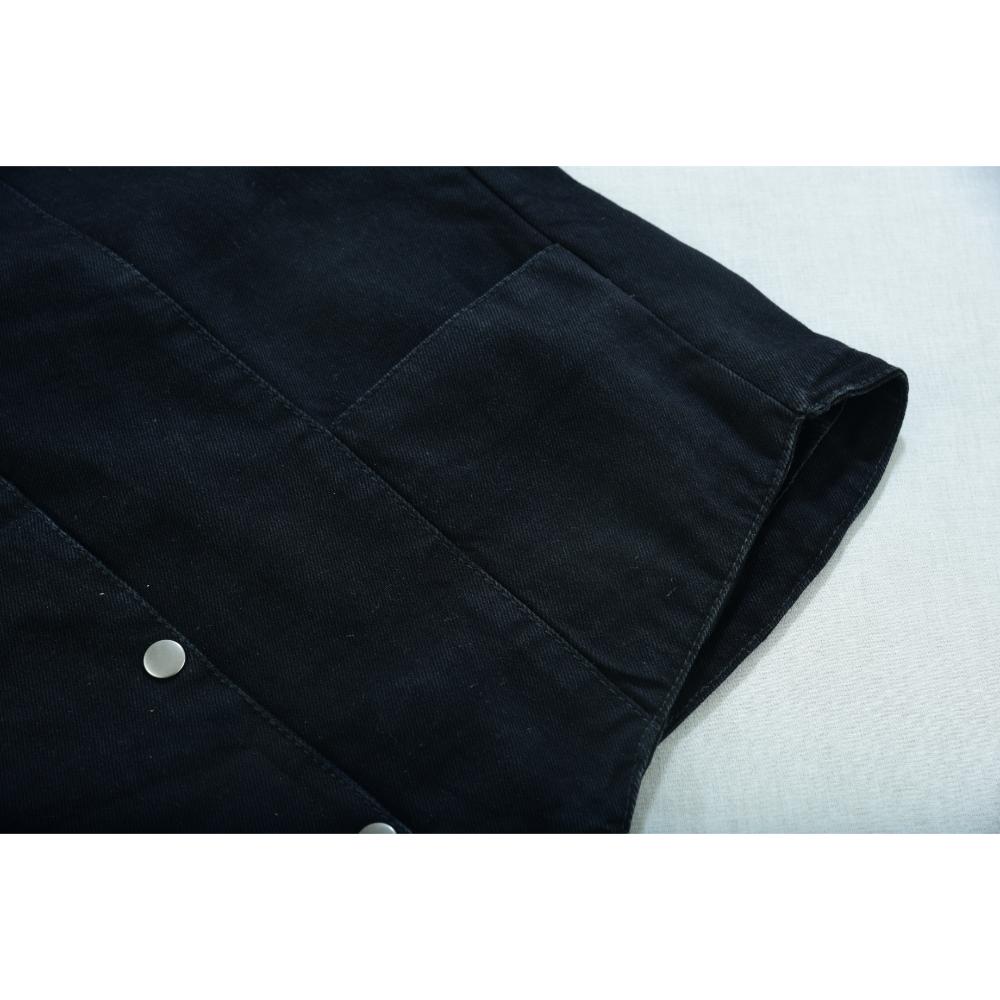 BSM4595 Women's Denim Classic Plain Sides Vest