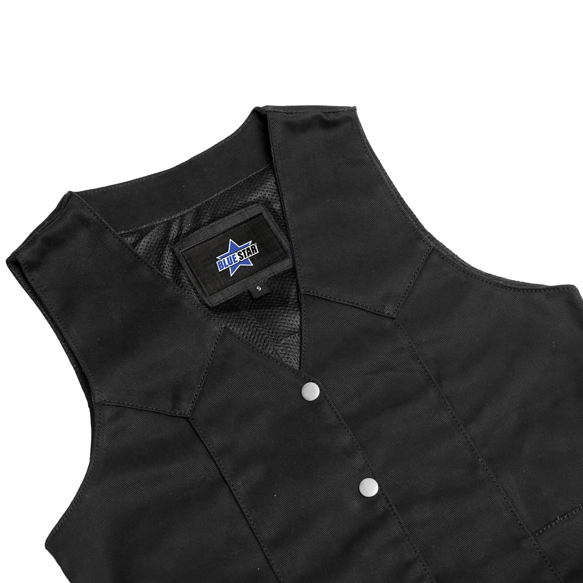 BSM2518 Women's Denim Classic Plain Sides Vest
