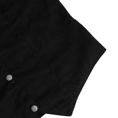 BSM2518 Women's Denim Classic Plain Sides Vest