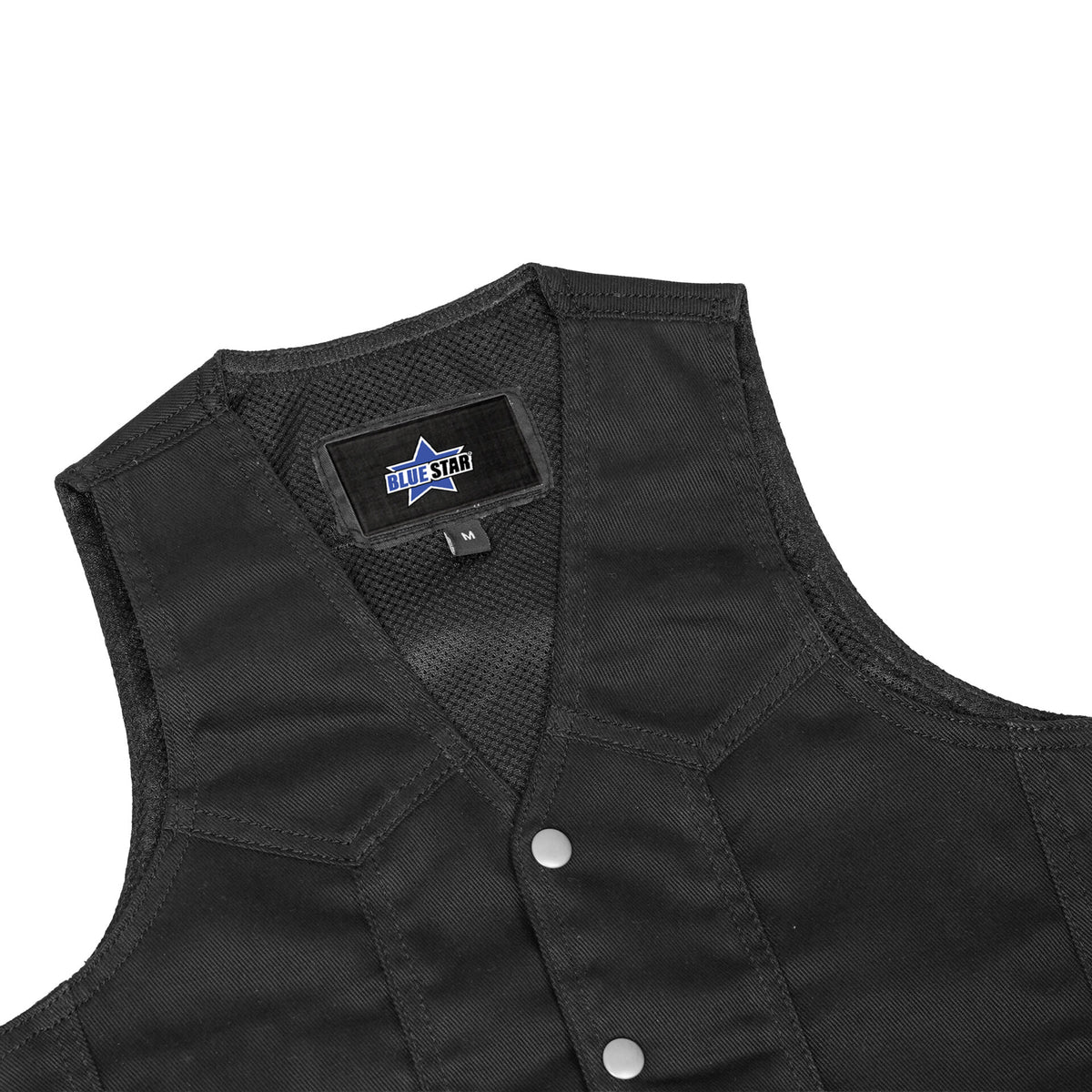 BSM2901 Kid's Denim Plain Side Vest