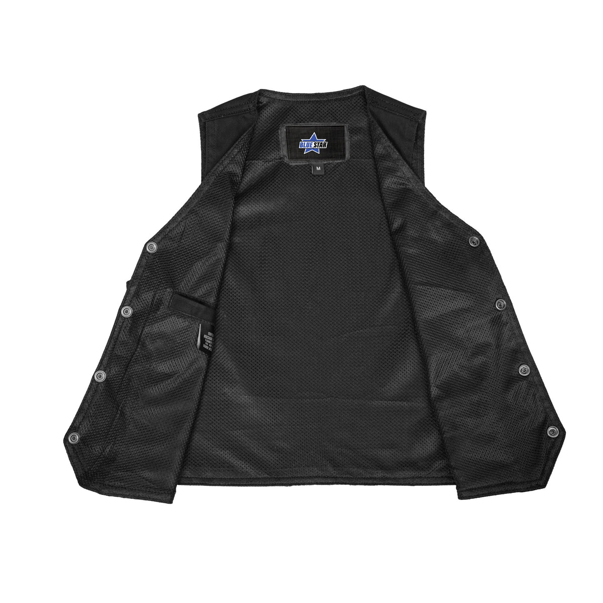 BSM2901 Kid's Denim Plain Side Vest