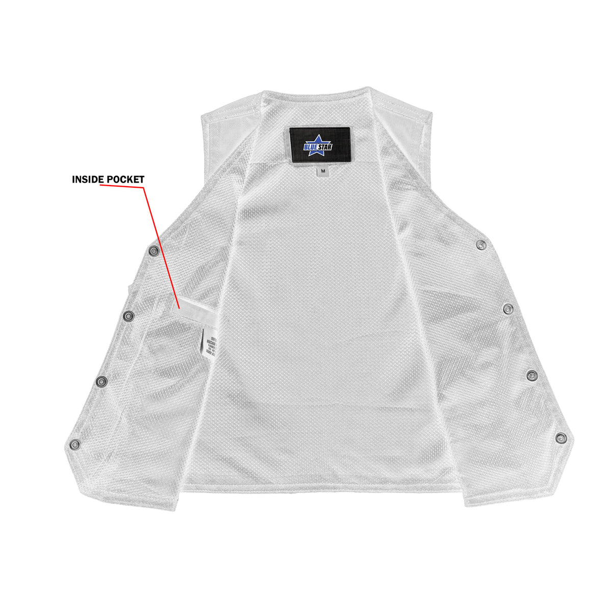 BSM2901 Kid's Denim Plain Side Vest