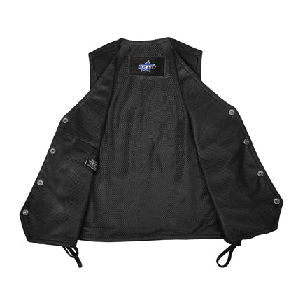 BSM2903 Kid's Denim Side Lace Vest