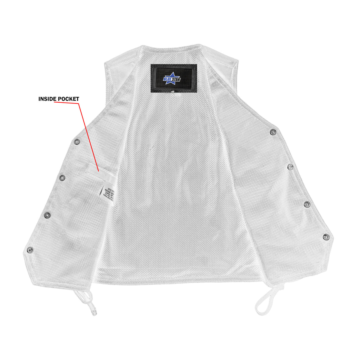 BSM2903 Kid's Denim Side Lace Vest