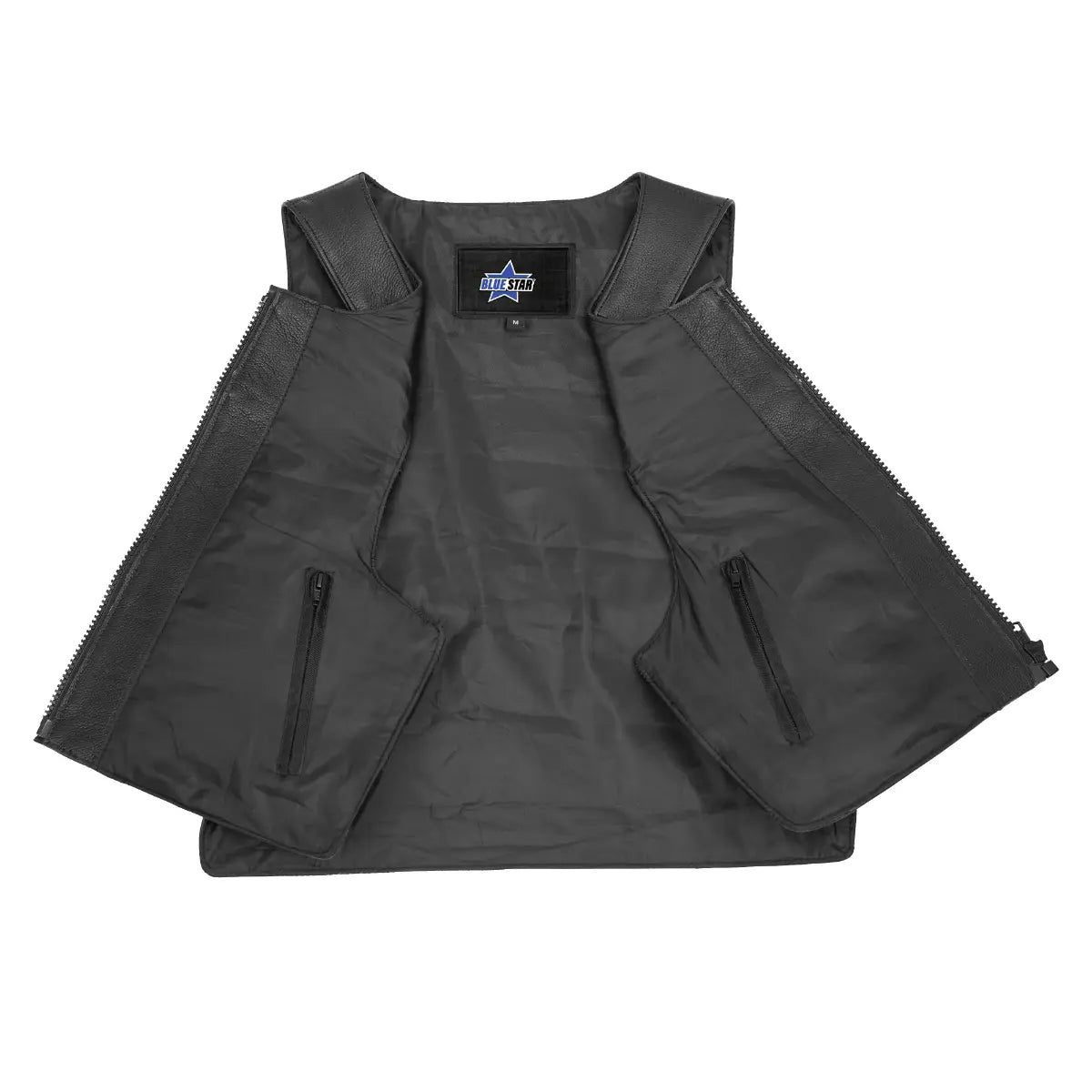 BSM00008 Frisco Men’s Leather Motorcycle Vest